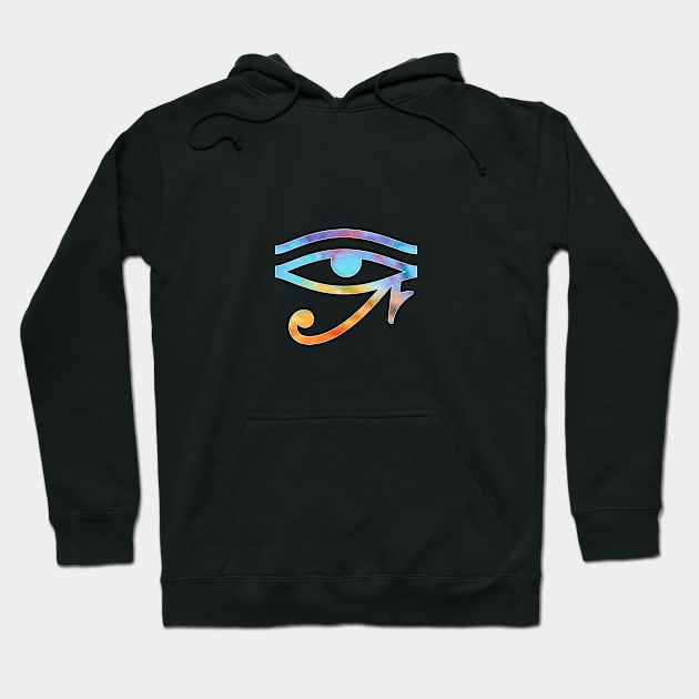 The Eye of Ra - Colourful. Hoodie by Hotshots